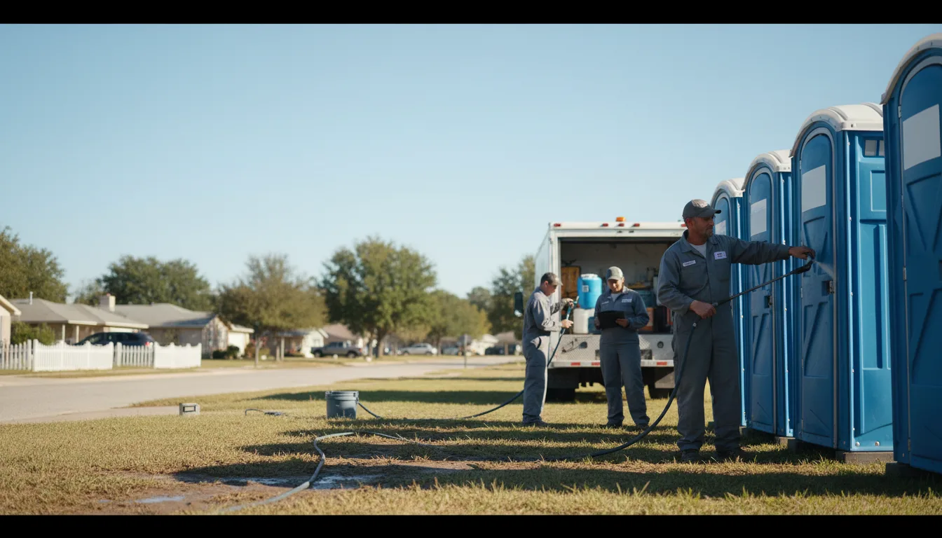 Long-Term Portable Toilet Rental in Anderson, TX near me